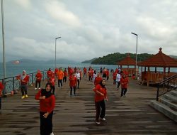 Fit and Funky Anambas Club, Rutin Gelar Senam Sehat Setiap Minggu Pagi di Batu Lepe