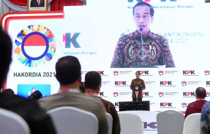 Presiden Jokowi Sebut Pemberantasan Korupsi Dinilai Belum Baik