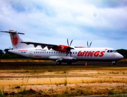 Wings Air Gagal Landing di Bandara Letung Karena Cuaca