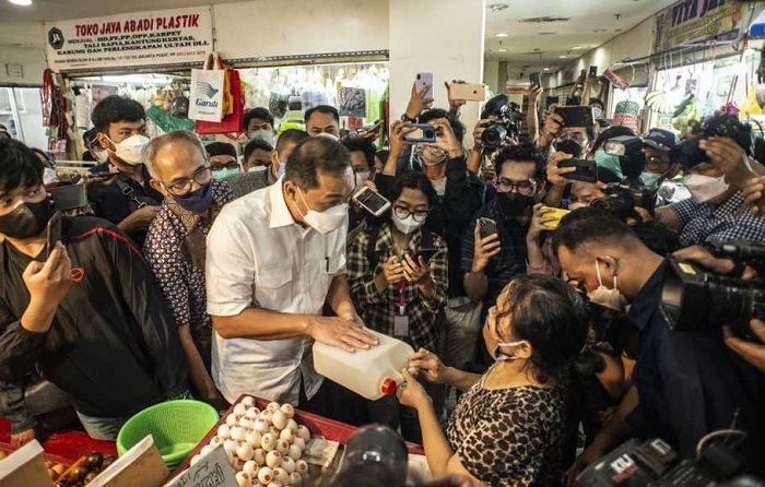 Mendag M Lutfi Ungkap Jutaan Liter Minyak Goreng Hilang di Jakarta, Medan, dan Surabaya