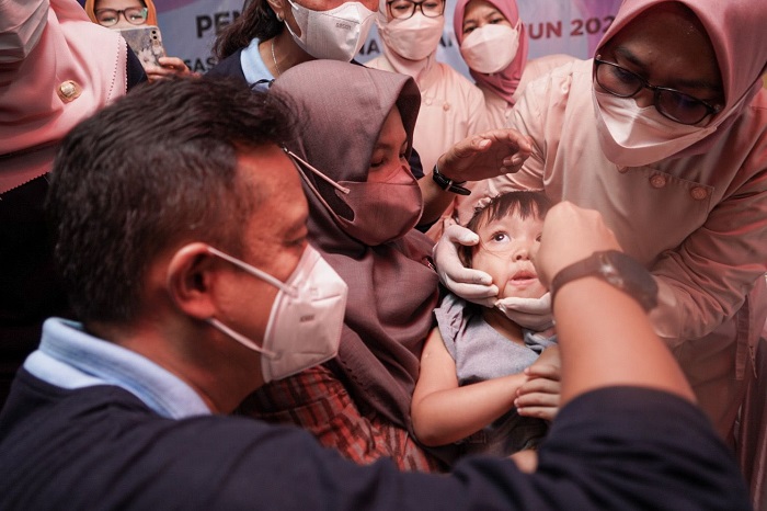 Bulan Imunisasi Anak Nasional, Indonesia Ingin Eliminasi Campak dan Rubella pada 2023