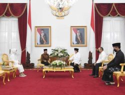 Suasana Idul Fitri, Menhan Prabowo Silaturahmi ke Presiden Jokowi di Yogyakarta