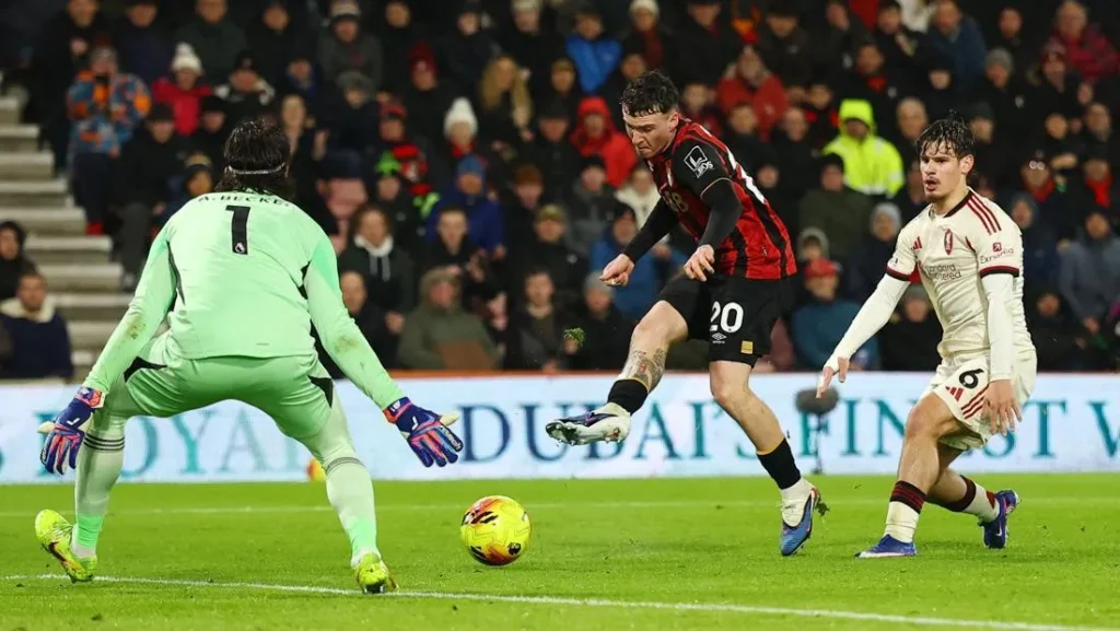 Bournemouth Kejutkan Liverpool Unggul 2 1 Di Babak Pertama Liga Inggris