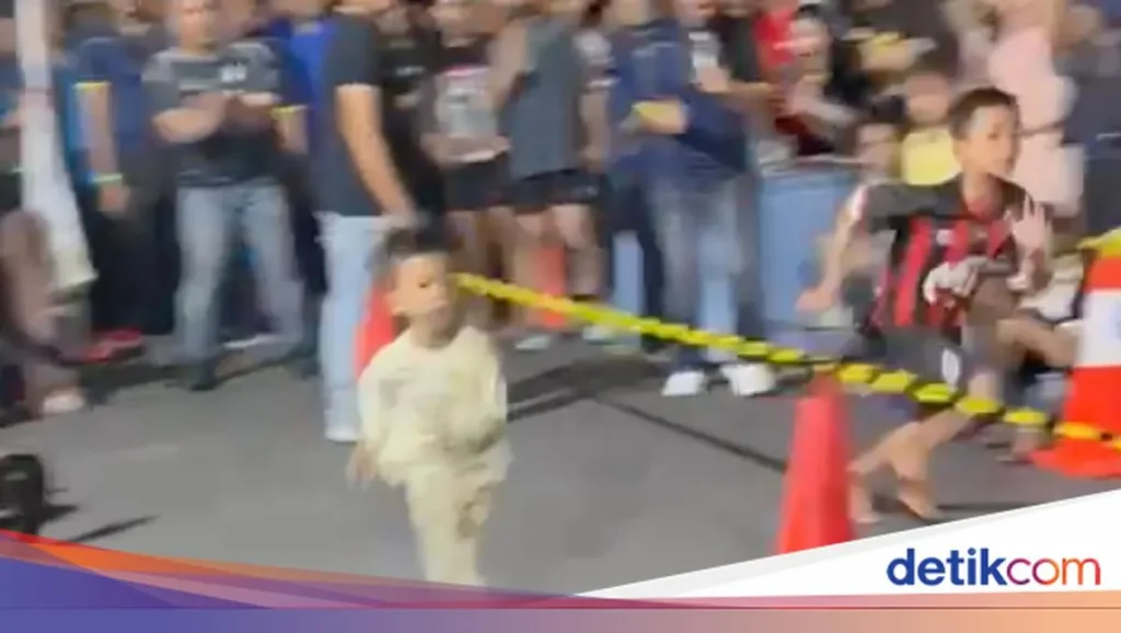 Polda Riau Gelar Lomba Lari Malam Di Pekanbaru Ajak Bocil Cegah Balap Liar