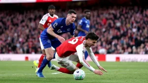 Calafiori Gemilang Arsenal Vs Everton Babak Pertama Masih Tanpa Gol